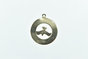 14K Myrtle Beach South Carolina Sea Gull Travel Charm/Pendant Yellow Gold