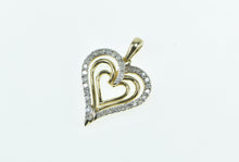 Load image into Gallery viewer, 10K 0.34 Ctw Heart Love Symbol Romantic Pendant Yellow Gold