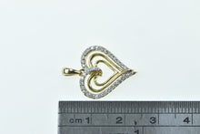 Load image into Gallery viewer, 10K 0.34 Ctw Heart Love Symbol Romantic Pendant Yellow Gold