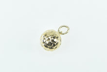 Load image into Gallery viewer, 10K 3D Soccer Ball Sports Motif Futbol Charm/Pendant Yellow Gold