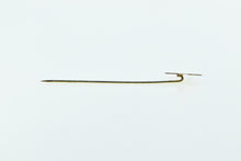 Load image into Gallery viewer, 14K Five Pointed Star Space Motif Geometric Stick Pin Yellow Gold