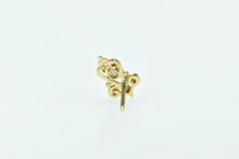 Load image into Gallery viewer, 14K Ornate Scroll Filigree 2.9mm Pearl Lapel Pin/Brooch Yellow Gold