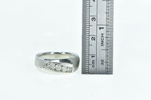 Load image into Gallery viewer, 14K 0.65 Ctw Diamond Vintage Squared Statement Ring White Gold