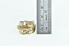 Load image into Gallery viewer, 14K 0.27 Ct Diamond Scandinavian Sea Serpent Ring Yellow Gold