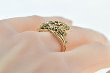 Load image into Gallery viewer, 14K 0.27 Ct Diamond Scandinavian Sea Serpent Ring Yellow Gold