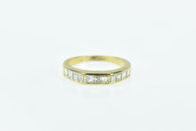 Load image into Gallery viewer, 18K 0.75 Ctw Baguette Cut Diamond Wedding Band Ring Yellow Gold