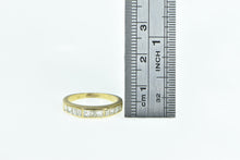 Load image into Gallery viewer, 18K 0.75 Ctw Baguette Cut Diamond Wedding Band Ring Yellow Gold