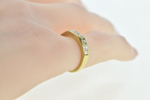 Load image into Gallery viewer, 18K 0.75 Ctw Baguette Cut Diamond Wedding Band Ring Yellow Gold