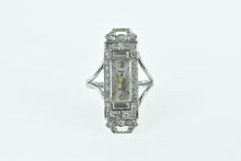 Load image into Gallery viewer, Platinum Art Deco Diamond Thomax Modified Watch Ring