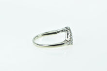 Load image into Gallery viewer, 14K 0.30 Ctw Diamond Wavy Vintage Wedding Band Ring White Gold