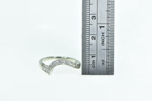 Load image into Gallery viewer, 14K 0.30 Ctw Diamond Wavy Vintage Wedding Band Ring White Gold