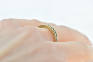 10K 0.84 Ctw Diamond Classic Channel Wedding Band Ring Yellow Gold