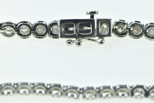 Load image into Gallery viewer, 10K 3.60 Ctw Classic Diamond Fashion Tennis Bracelet 6.75&quot; White Gold