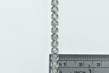 Load image into Gallery viewer, 10K 3.60 Ctw Classic Diamond Fashion Tennis Bracelet 6.75&quot; White Gold