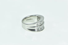 Load image into Gallery viewer, Platinum 3.06 Ctw Princess Baguette Diamond Band Ring