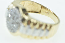 Load image into Gallery viewer, 10K 0.46 Ctw Diamond Oval Cluster Fashion Ring Yellow Gold