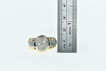 Load image into Gallery viewer, 10K 0.46 Ctw Diamond Oval Cluster Fashion Ring Yellow Gold