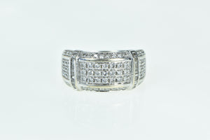 10K 1.02 Ctw Diamond Encrusted Wedding Band Ring White Gold