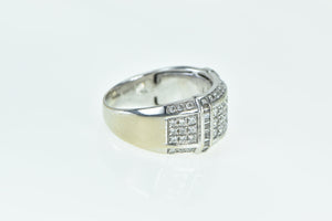 10K 1.02 Ctw Diamond Encrusted Wedding Band Ring White Gold