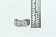 Load image into Gallery viewer, 10K 1.02 Ctw Diamond Encrusted Wedding Band Ring White Gold