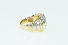 Load image into Gallery viewer, 14K 1.00 Ctw Diamond Squared Vintage Men&#39;s Ring Yellow Gold