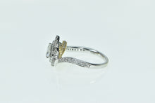 Load image into Gallery viewer, 14K 1.21 Ctw Diamond Truly Zac Posen Engagement Ring White Gold