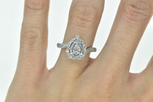 Load image into Gallery viewer, 14K 1.21 Ctw Diamond Truly Zac Posen Engagement Ring White Gold