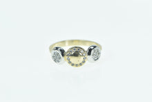 Load image into Gallery viewer, 14K 0.28 Ctw Diamond Circle Geometric Statement Ring Yellow Gold