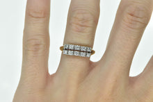 Load image into Gallery viewer, 14K 0.40 Ctw Diamond Squared Vintage Band Ring Yellow Gold