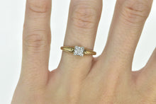 Load image into Gallery viewer, 14K 1940&#39;s 0.22 Ct Diamond Solitaire Engagement Ring Yellow Gold