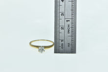 Load image into Gallery viewer, 14K 0.43 Ct Old Euro Cut Diamond Engagement Ring Yellow Gold