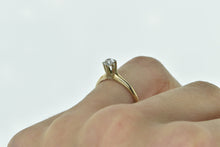 Load image into Gallery viewer, 14K 0.43 Ct Old Euro Cut Diamond Engagement Ring Yellow Gold