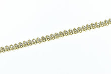 Load image into Gallery viewer, 10K 0.82 Ctw Diamond Vintage Classic Tennis Bracelet 7&quot; Yellow Gold