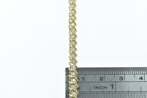 10K 0.82 Ctw Diamond Vintage Classic Tennis Bracelet 7" Yellow Gold