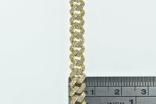 Load image into Gallery viewer, 10K 13.48 Ctw Pave Diamond Encrusted Curb Chain Necklace 21.75&quot; Yellow Gold