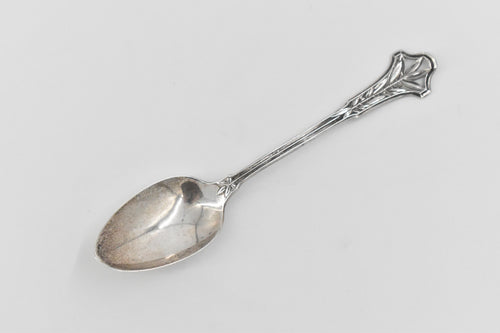 Sterling Silver RR Wallace & Sons Floral Spoon
