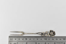 Load image into Gallery viewer, 800 Silver Hildesheimer Rose Pickle Fork