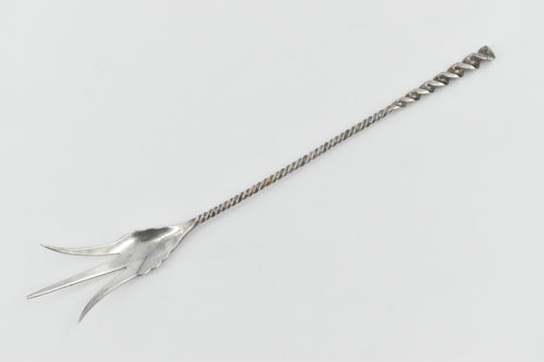 Sterling Silver Whiting Twist Handle Lettuce Fork