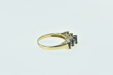 Load image into Gallery viewer, 14K Marquise Sapphire Diamond Wedding Band Ring Yellow Gold