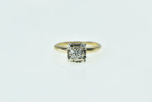 Load image into Gallery viewer, 14K 1940&#39;s Diamond Squared Cluster Engagement Ring Yellow Gold