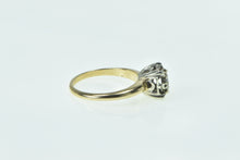 Load image into Gallery viewer, 14K 1940&#39;s Diamond Squared Cluster Engagement Ring Yellow Gold