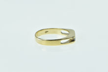 Load image into Gallery viewer, 14K Vintage Diamond Squared Stacking Band Ring Yellow Gold