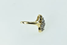 Load image into Gallery viewer, 14K 0.30 Ctw Diamond Curvy Cluster Vintage Ring Yellow Gold