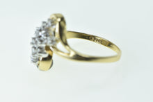 Load image into Gallery viewer, 14K 0.30 Ctw Diamond Curvy Cluster Vintage Ring Yellow Gold