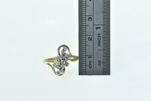 Load image into Gallery viewer, 14K 0.30 Ctw Diamond Curvy Cluster Vintage Ring Yellow Gold