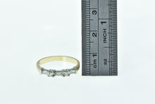 Load image into Gallery viewer, 14K 0.52 Ctw Baguette Diamond Wedding Band Ring Yellow Gold