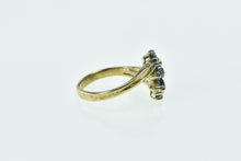 Load image into Gallery viewer, 14K Marquise Sapphire Diamond Accent Vintage Ring Yellow Gold