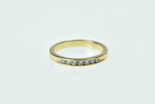 Load image into Gallery viewer, 14K 0.14 Ctw Diamond Wedding Band Ring Yellow Gold