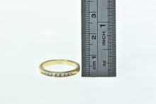 Load image into Gallery viewer, 14K 0.14 Ctw Diamond Wedding Band Ring Yellow Gold