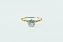 Load image into Gallery viewer, 14K 1940&#39;s 0.21 Ctw Diamond Round Engagement Ring Yellow Gold